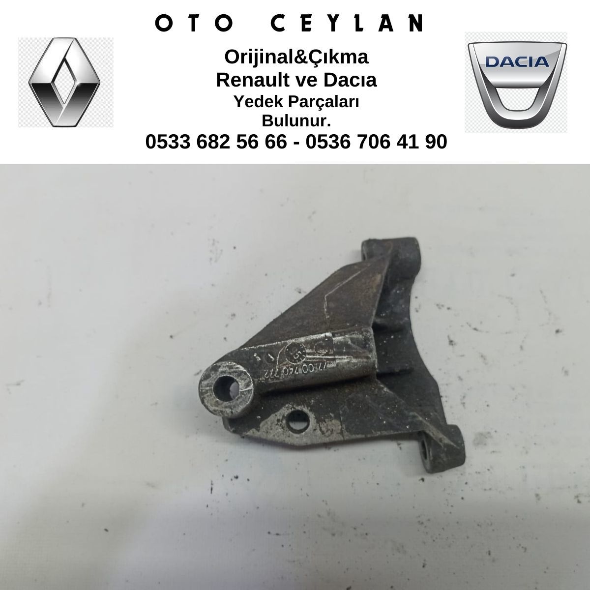 7700740772 R19 Klima Kompresörü Bağlantı Ayağı Çıkma