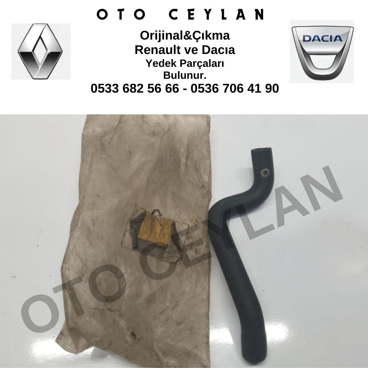 7700775096 Renault 9 Kalorifer Hortumu Sıfır Orijinal