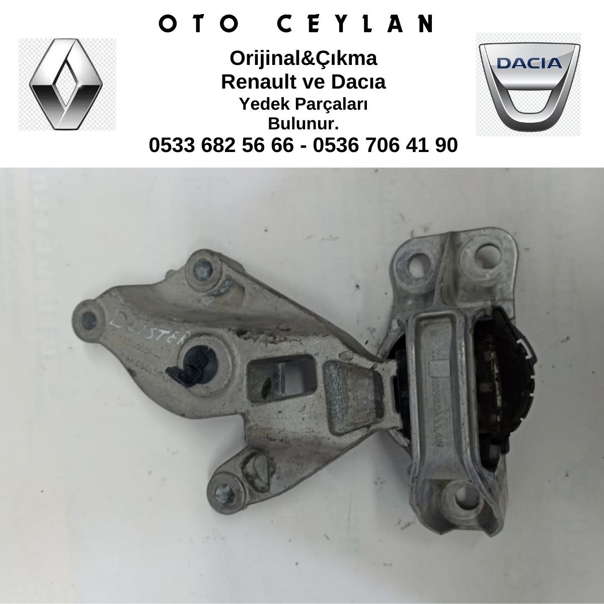 112322283R Duster Sağ Üst Motor Kulağı Çıkma