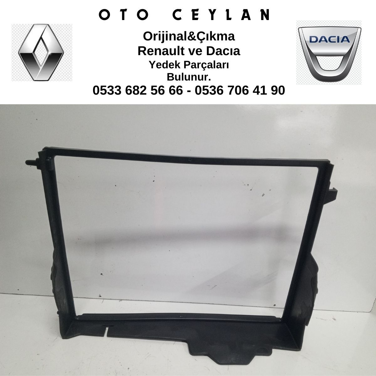 215592329R CAPTUR RADYATÖR ÖN HAVA YÖNLENDİRME DAVLUMBAZI ORİJİNAL