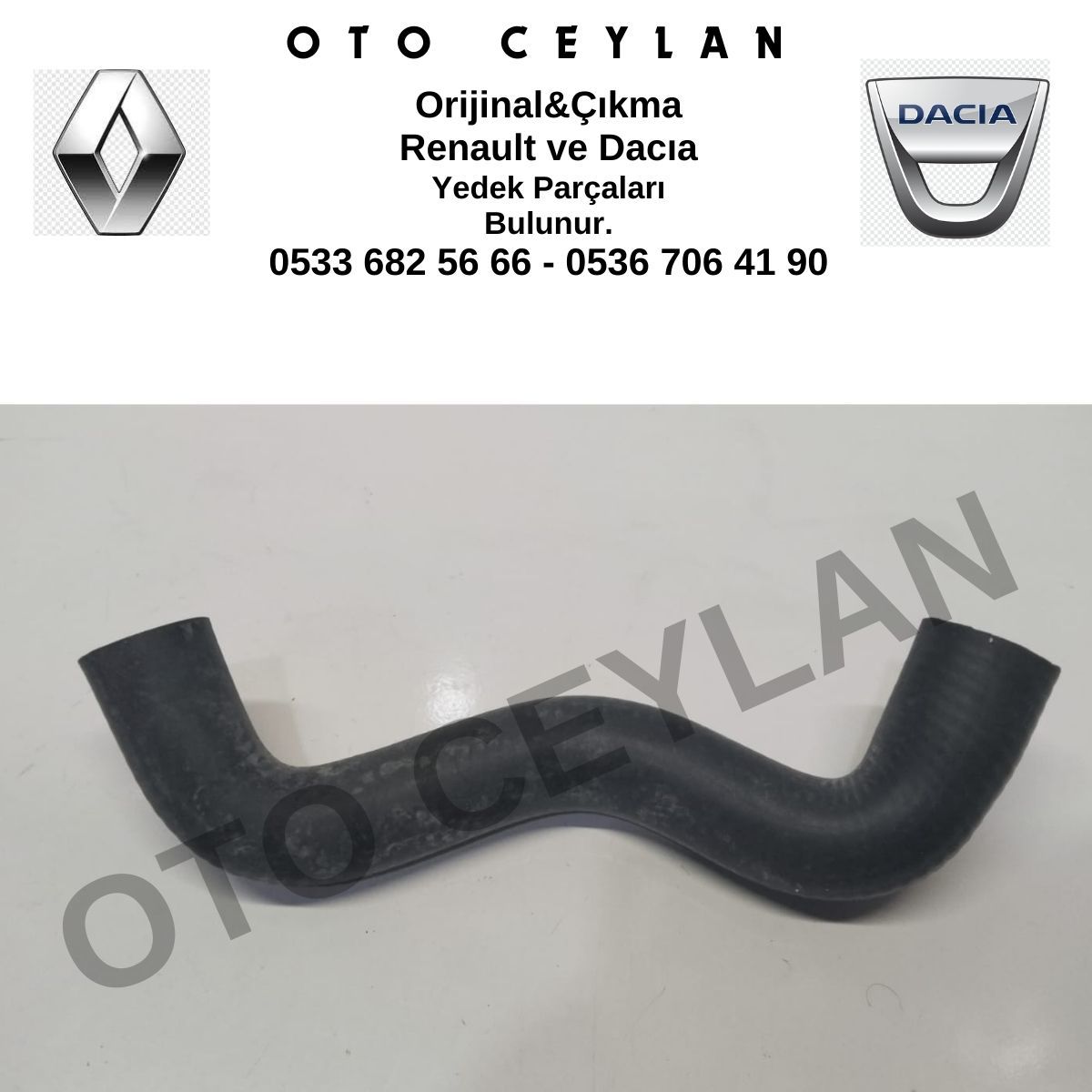 7700765108 Renault 21 Radyatör Alt Hortumu Sıfır İbraş Marka