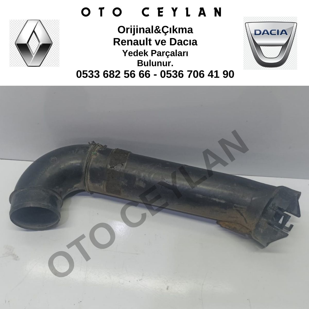 8200231516 Megane 2 Scenic Hava Filtre Borusu Orijinal Çıkma