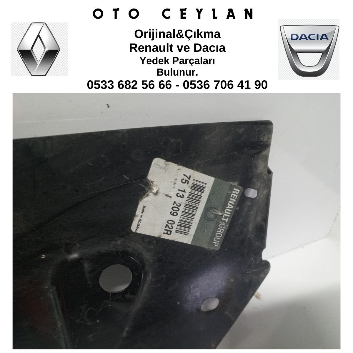 751320902R SANDERO SAĞ ÖN ŞASİ KOLU ÖN KAPAMASI