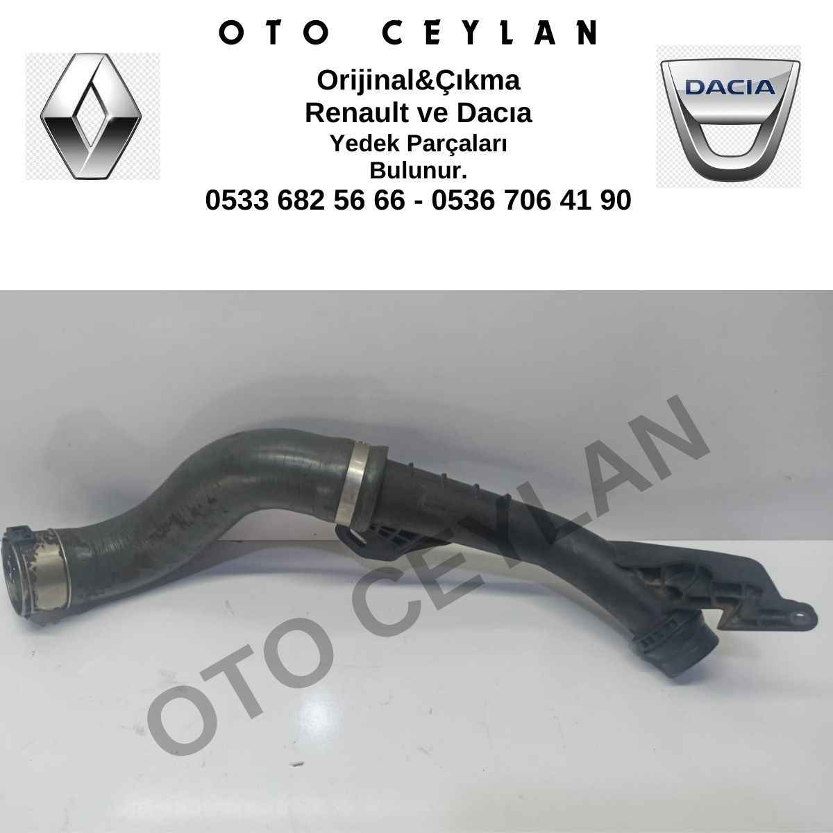 144609034R Clio 4 Dokker Lodgy Turbo Hortumu 1.5Dci K9K Orijinal Çıkma