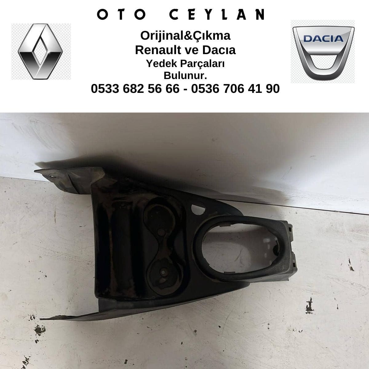 8200739454 Logan Sandero Vites Kolu Konsolu Çıkma Orjinal