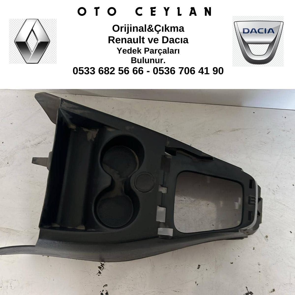 969103875R Lodgy Vites Konsolu Çıkma Orjinal