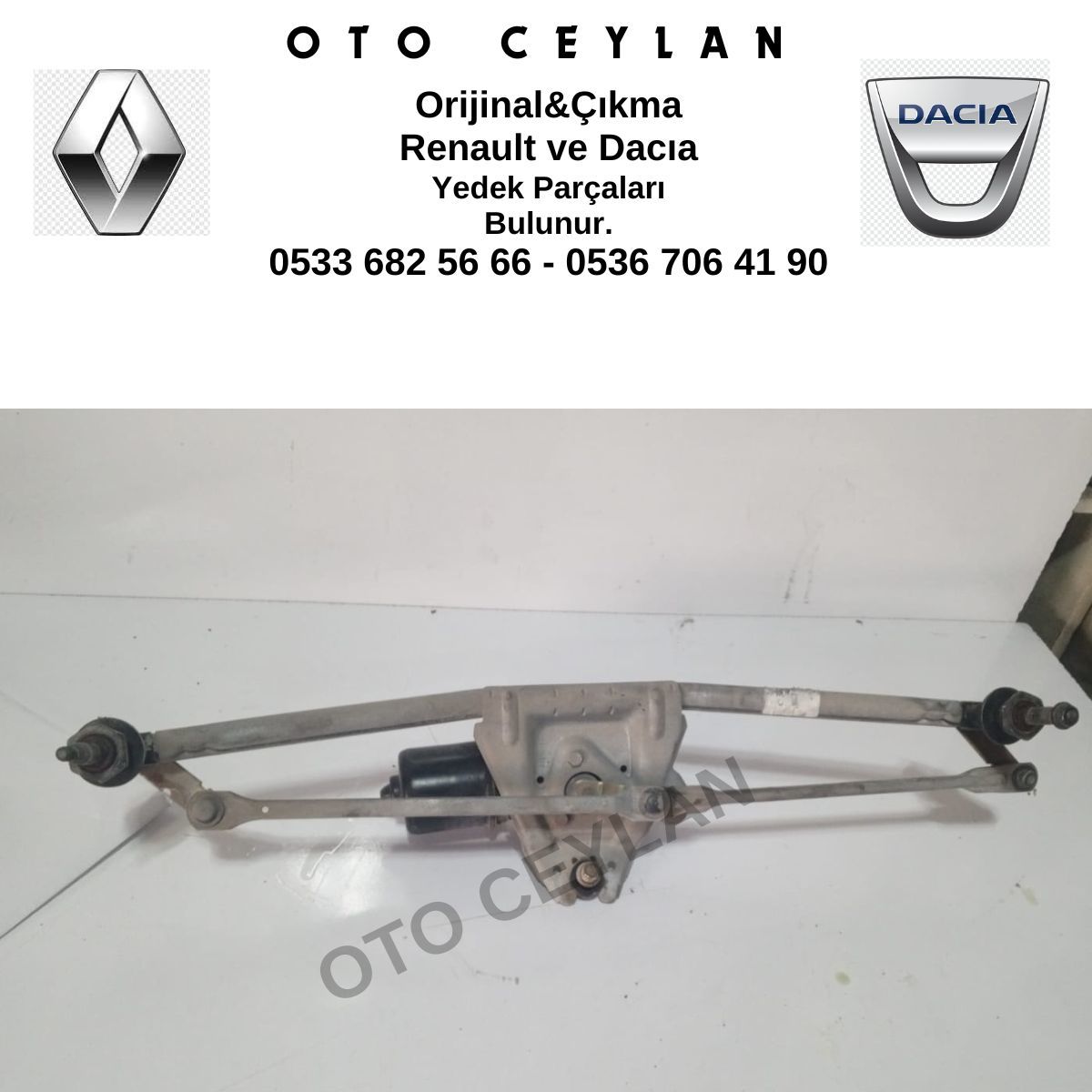 Kango Silecek Motoru Orijinal Çıkma