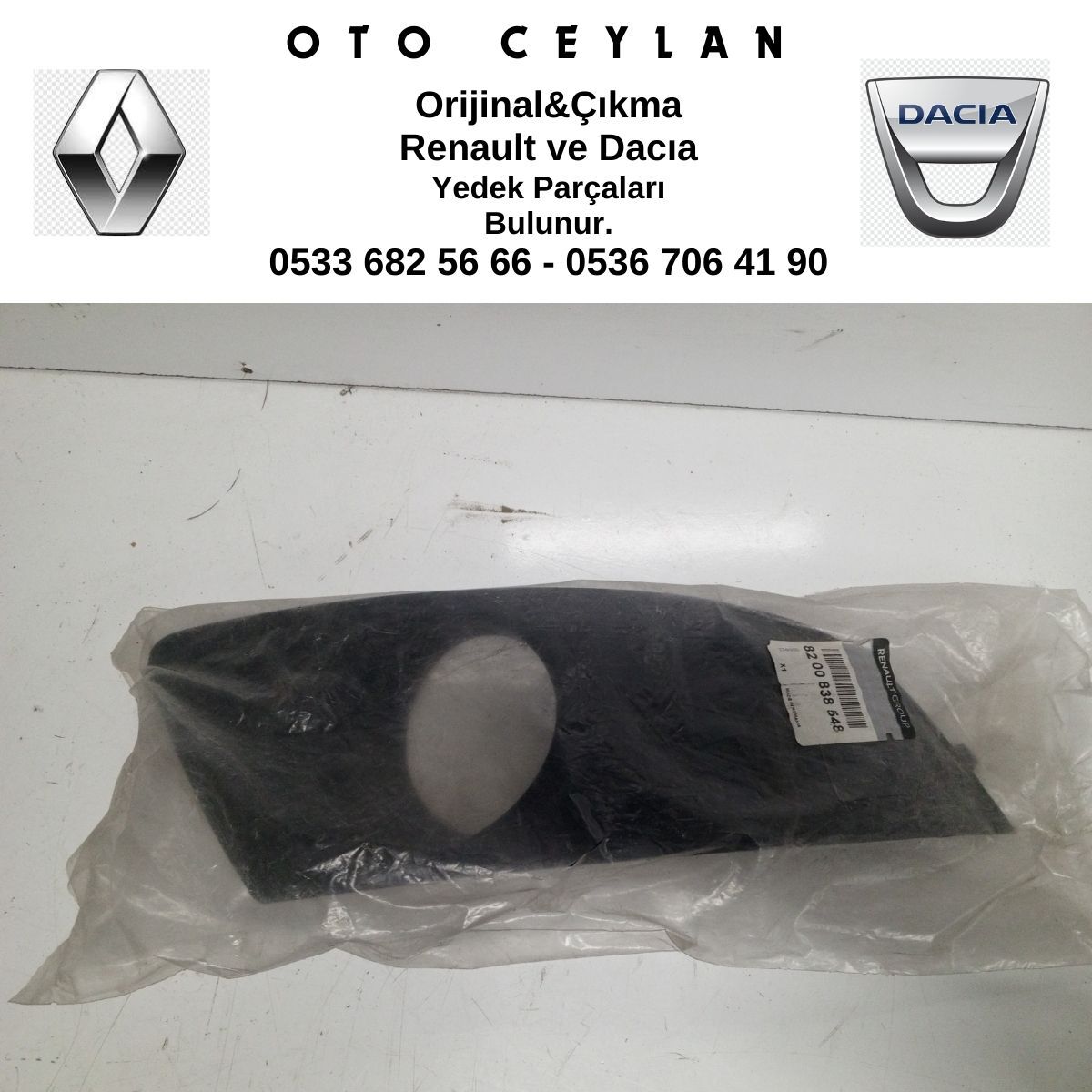 8200838548 LOGAN SİS KAPAĞI SAĞ 2008--SİSLİ