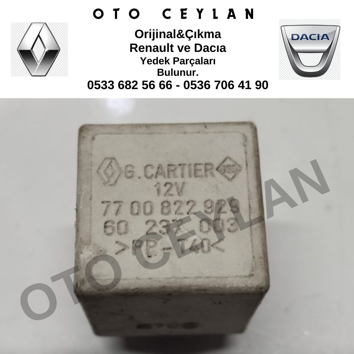 7700822929 Megane Laguna Logan Silgi Silecek Rolesi Çıkma Orijinal