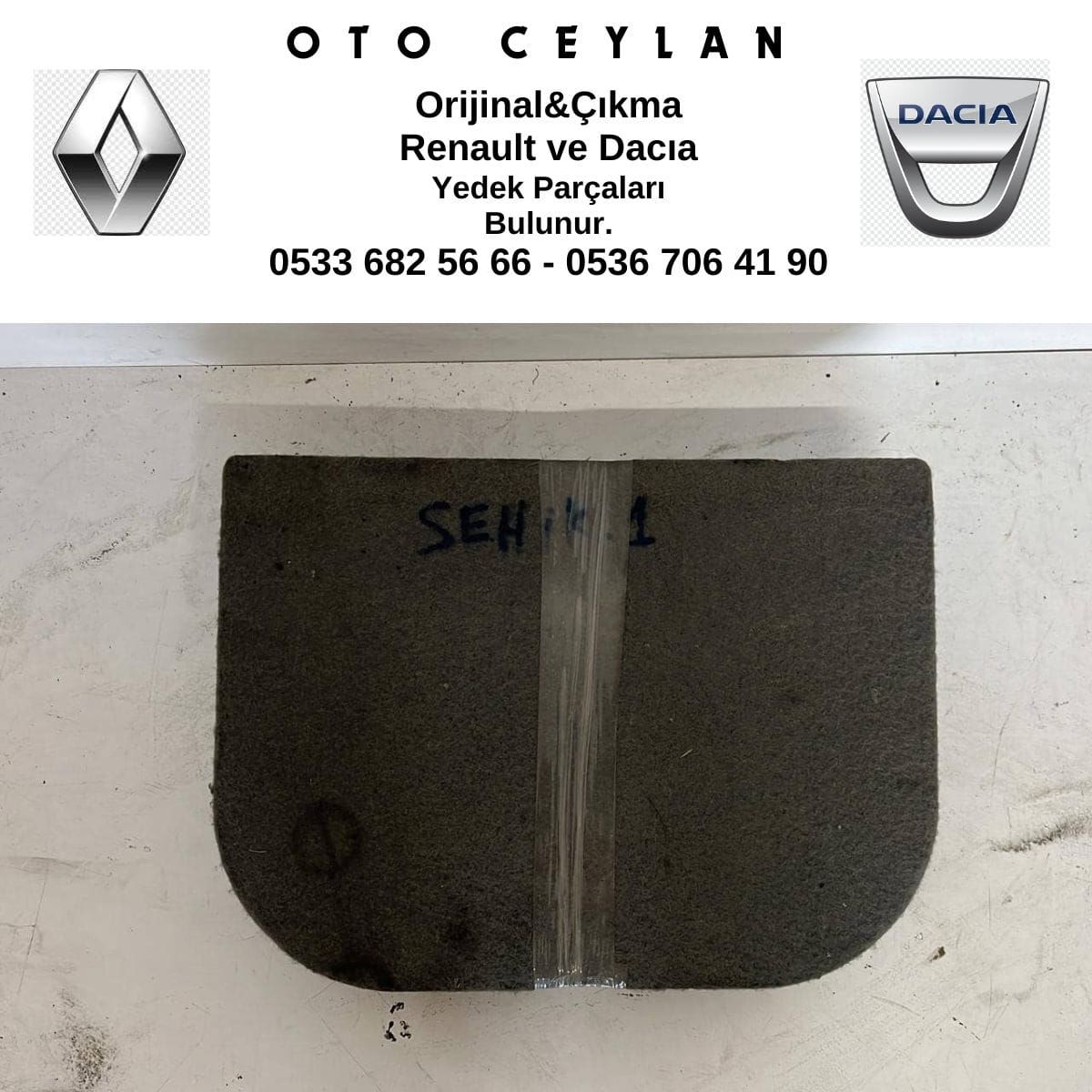 Scenic 1 Taban Halısı Saklama Gözü Çıkma Orjinal