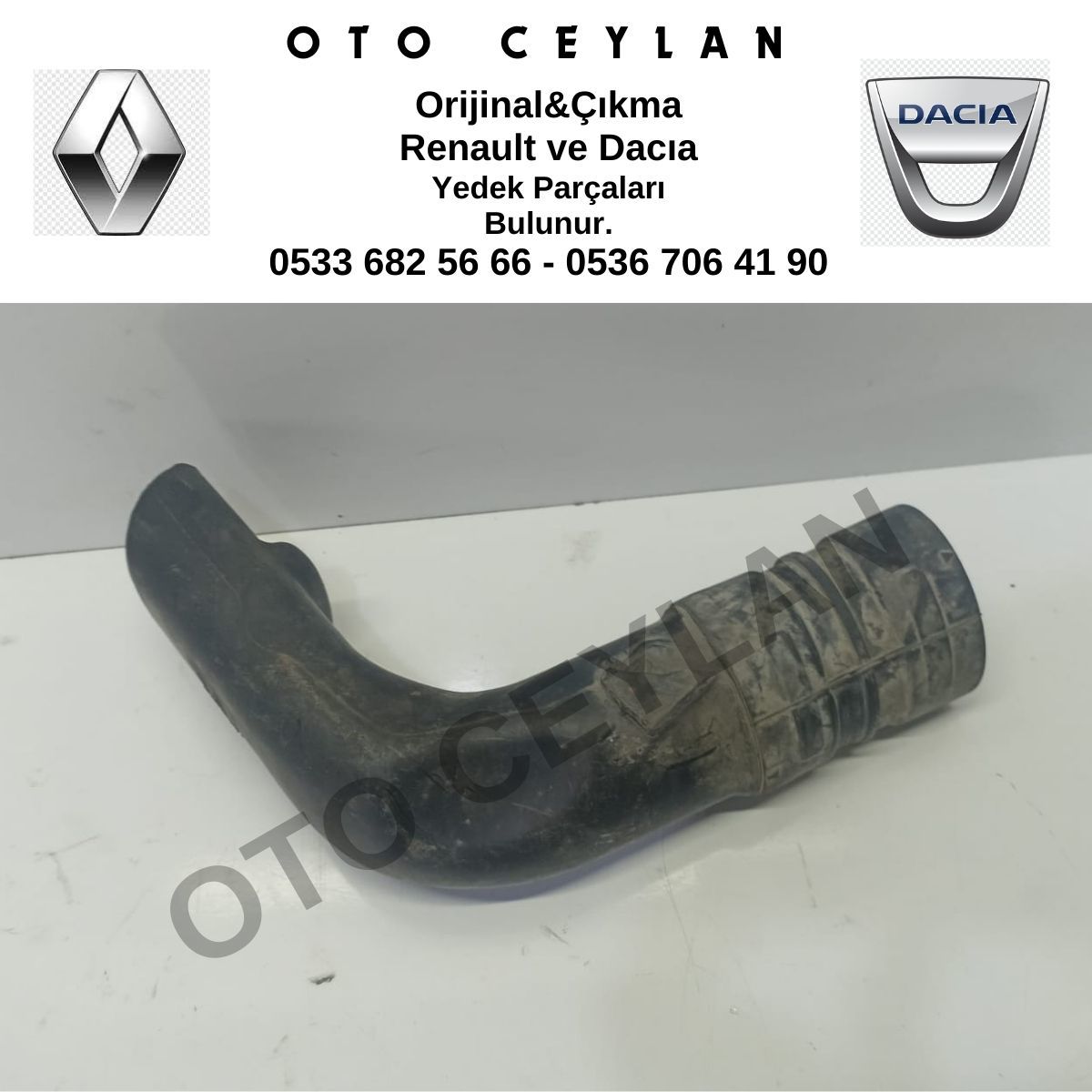 8200923144 Fluence Hava Filtre Hortumu 1.5Dci Orijinal Çıkma