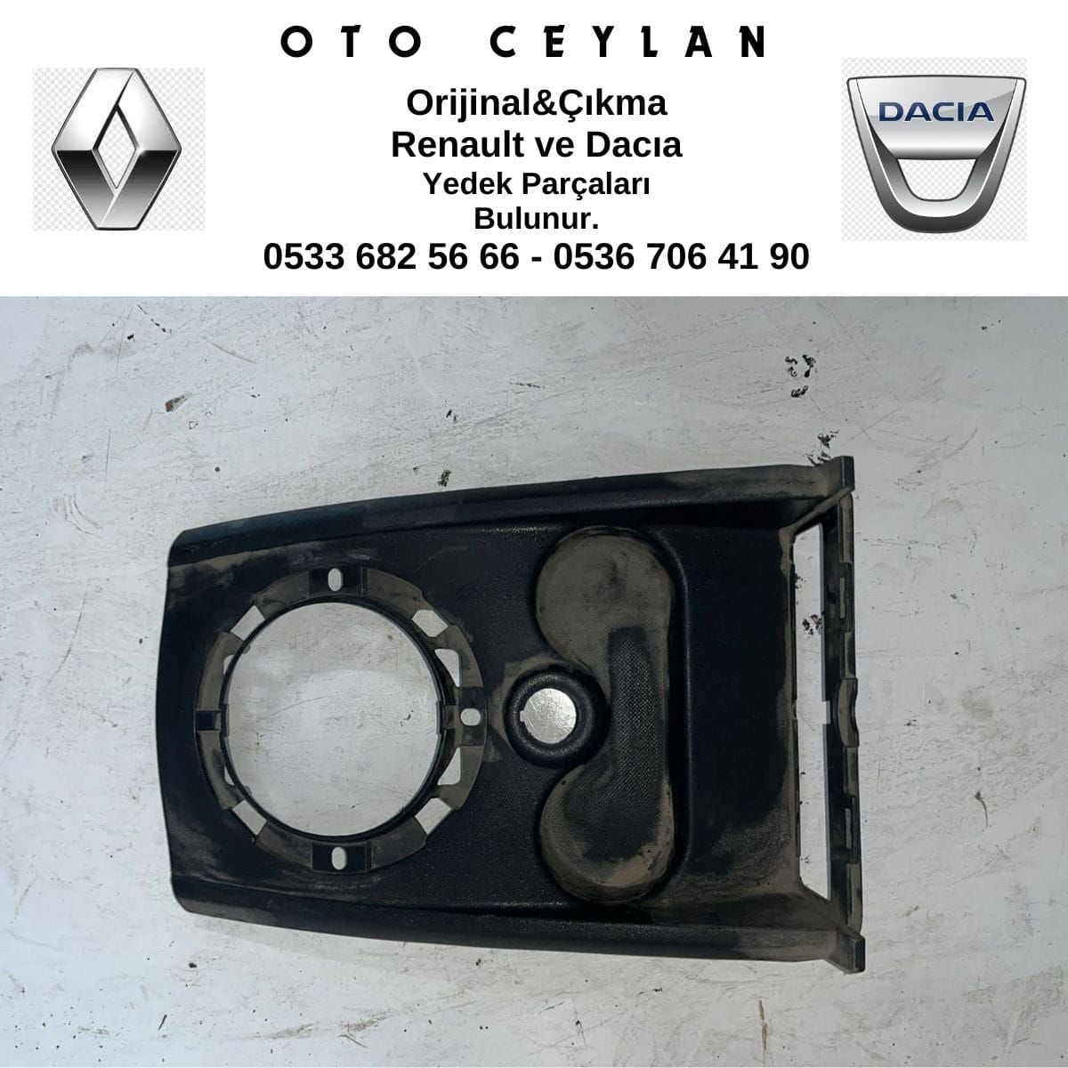 8200145312 Megan 2 Vites Kol Alt Kapağı Çıkma Orjinal