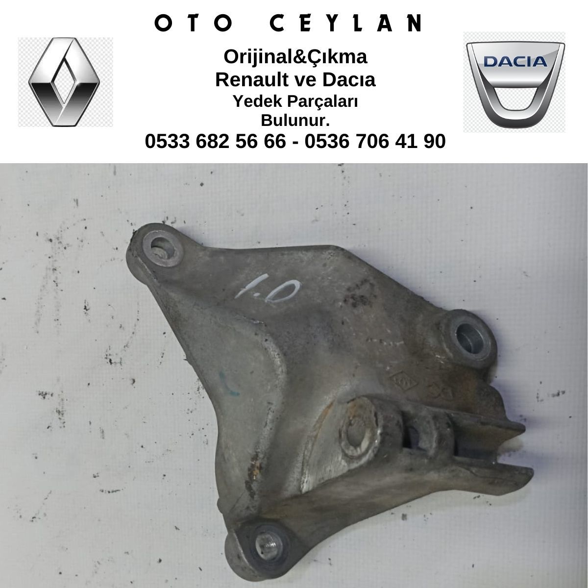 117107507 Clio 5 Megane 4 Kadjar Motor Kulağı Çıkma