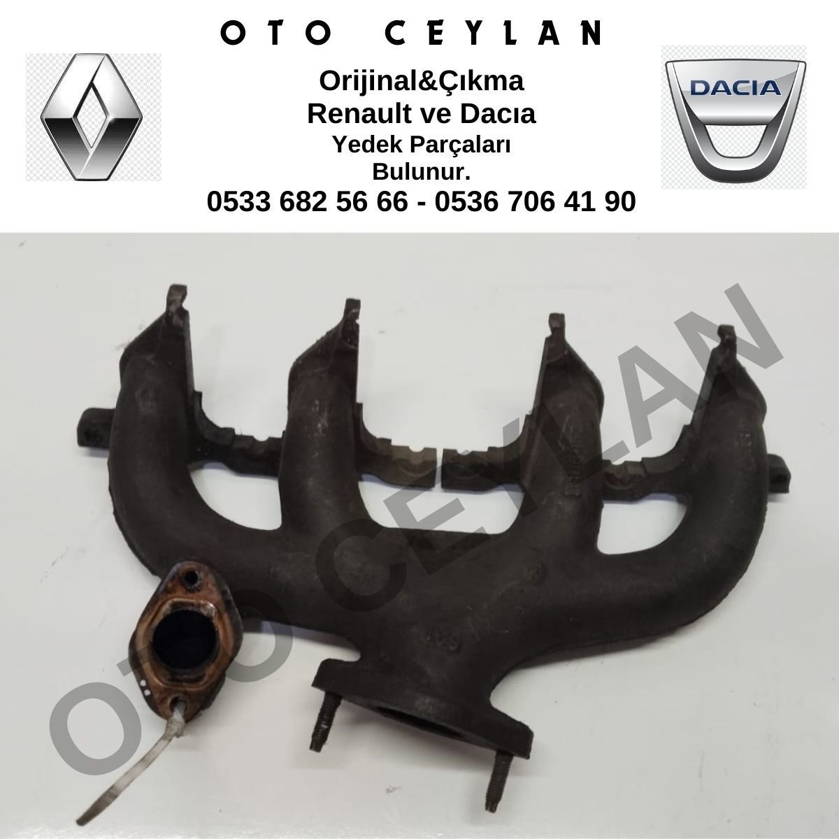 7700106052 Kangoo 1.9 Motor Emme Manifoldu Orijinal Çıkma