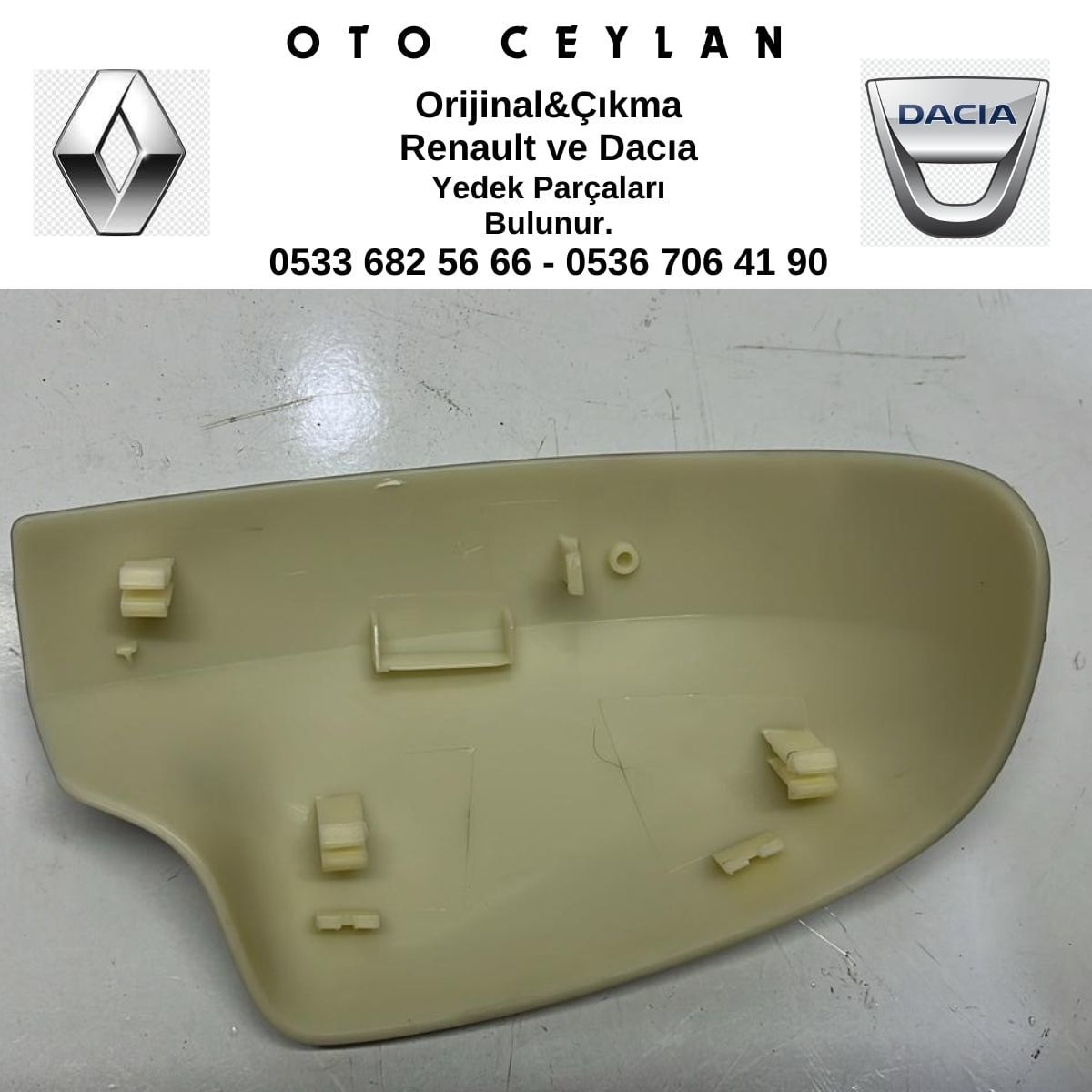 963747198R Duster Sağ Ayna Kapağı Çıkma Orjinal