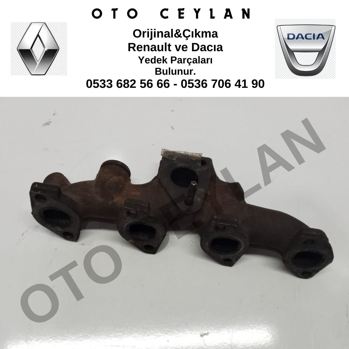 140048970R Clio Megane Kadjar 1.5 Dci Egzoz Manifoldu Orijinal Çıkma