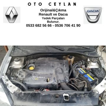 Clio Motor Komple Euro 3 Çalışır Vaziyette Teslim Edilir