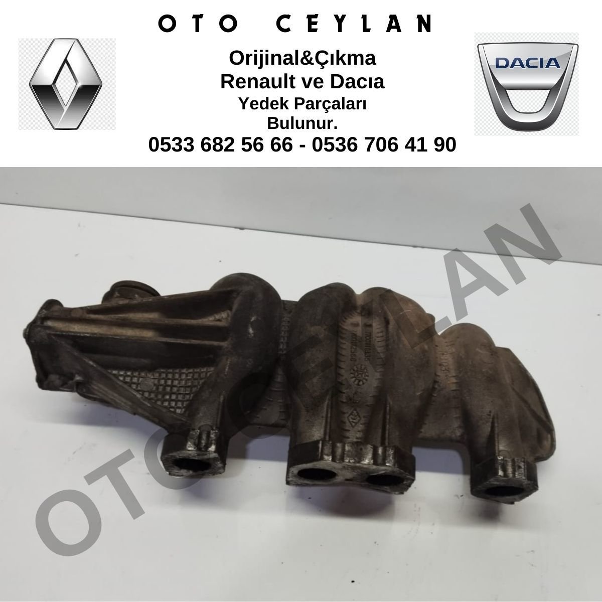 7700111835 Kangoo 1.9 Emme Manifoldu Orijinal Çıkma