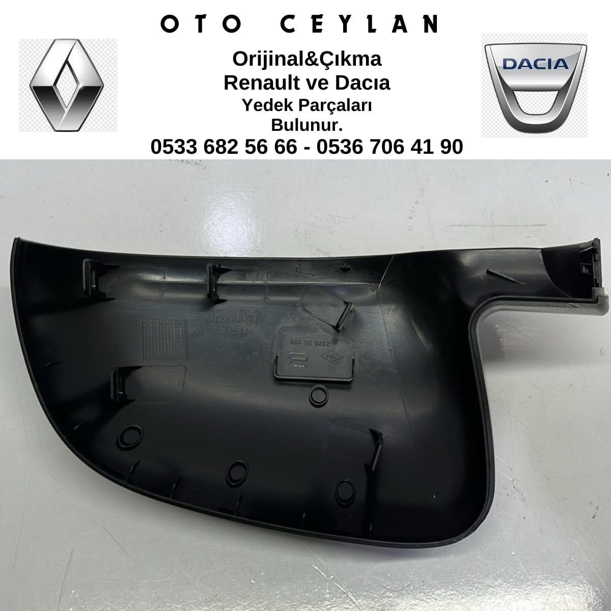 963029296R Kangoo 3 Sağ Ayna Kapağı Çıkma Orjinal