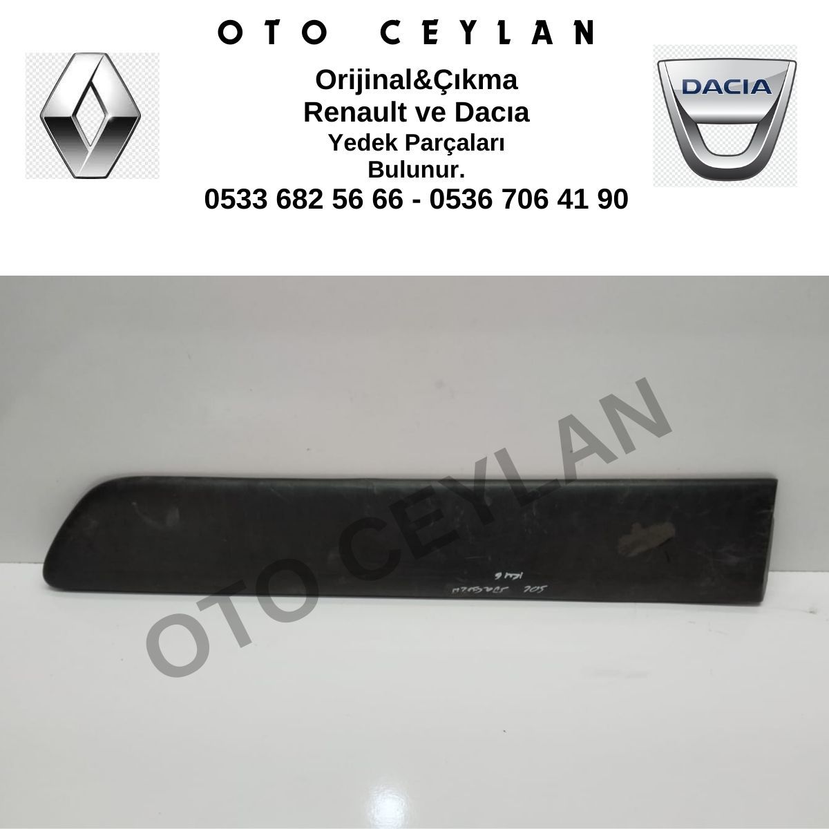 8200389362 828214699R Kango 2 Sol Arka Sürgülü Kapı Bandı Orijinal Çıkma