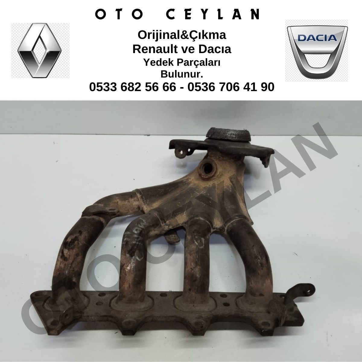 1116574589 Megane 2 1.6 16v Egzoz Manifoldu Orijinal Çıkma