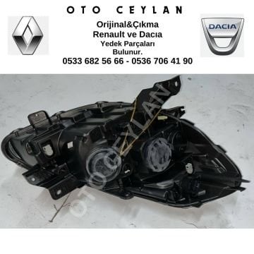260608589R Clıo 3 Sol Far Çıkma Orijinal Hafif Hatalı