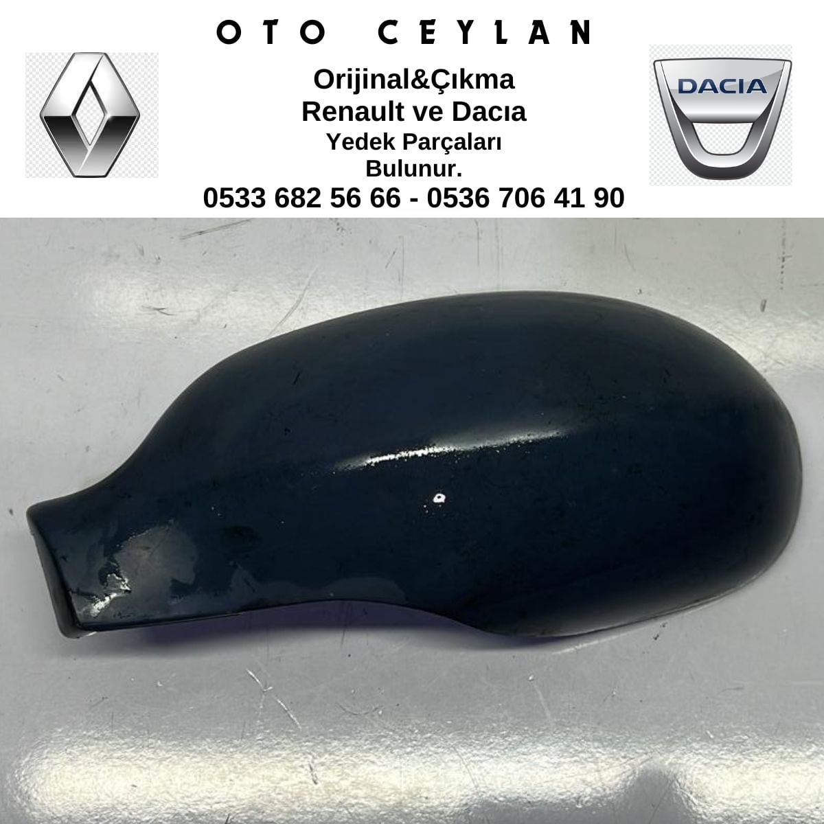 12283120 Citroen C5 MK2 Sol Ayna Kapağı Çıkma Orjinal