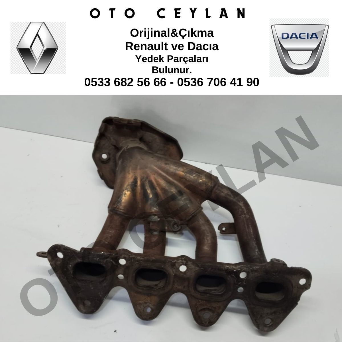 8200586673 Megane 2 Egzoz Manifoldu Orijinal Çıkma