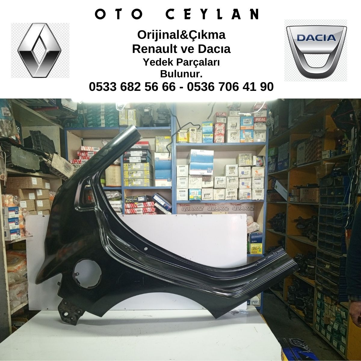 760308516R CLIO 4 SAĞ ARKA ÇAMURLUK SIFIR ORİJİNAL