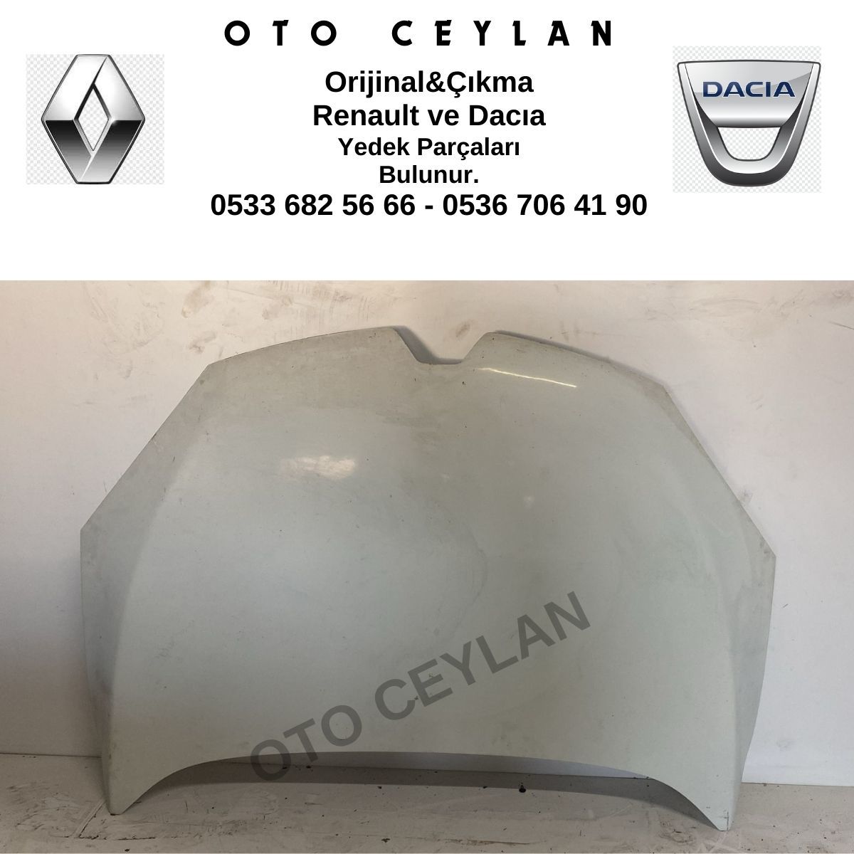 651220206 Megane 3 Motor Kaputu Orijinal Çıkma