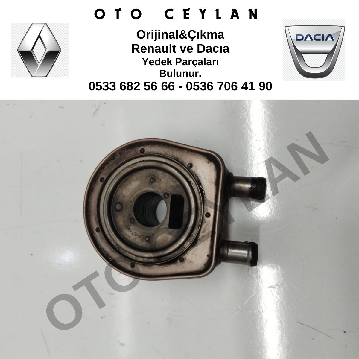 4360055 3743011 Fiat Yağ Soğutucu 1.9 JTD Orijinal Çıkma