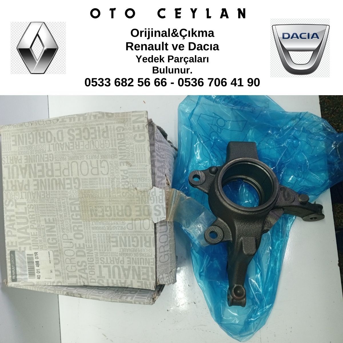 400149807R LOGAN SANDERO AKS TAŞIYICI SAĞ