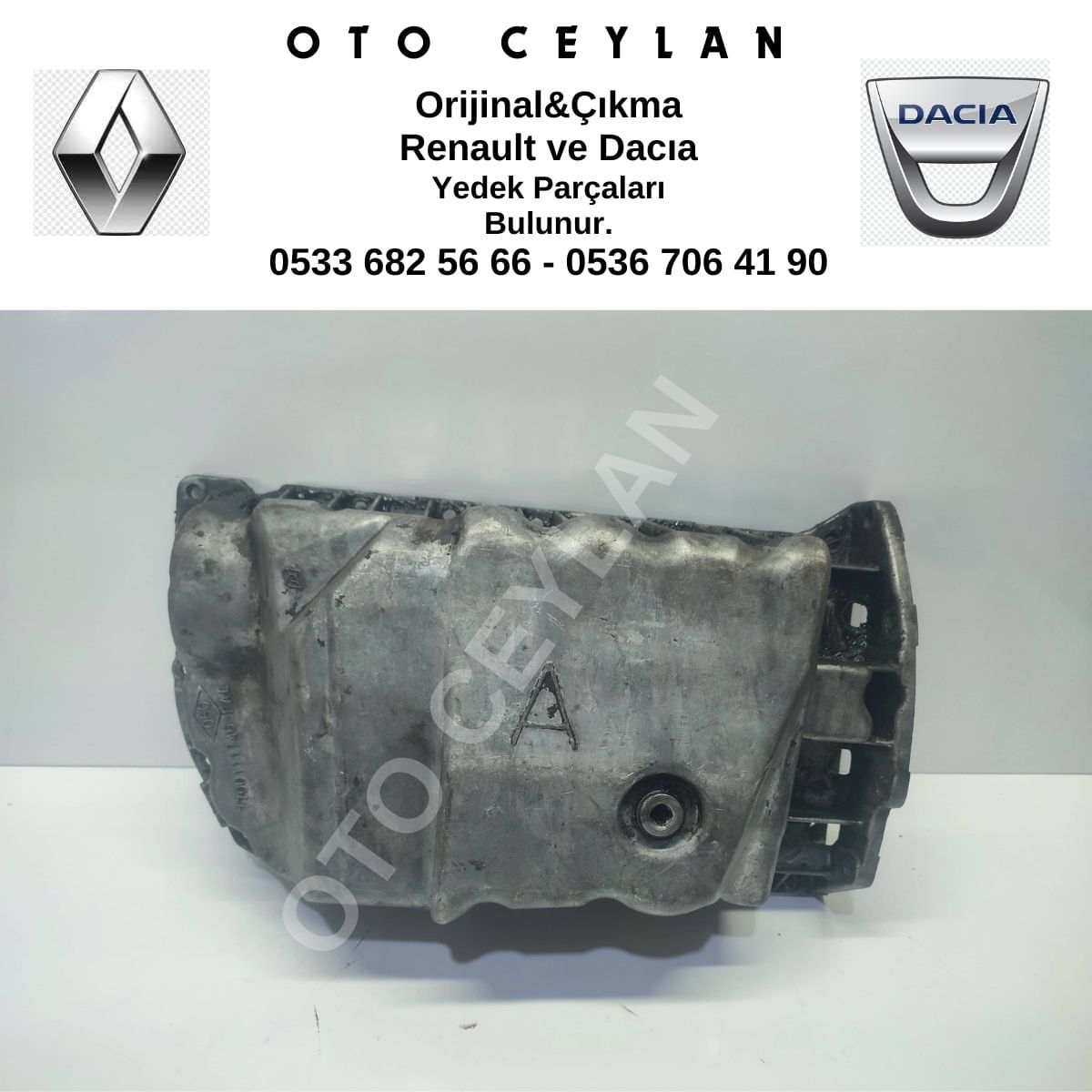 8200728381-7700111746 Megan 2.0 F3R Yağ Karteri Çıkma