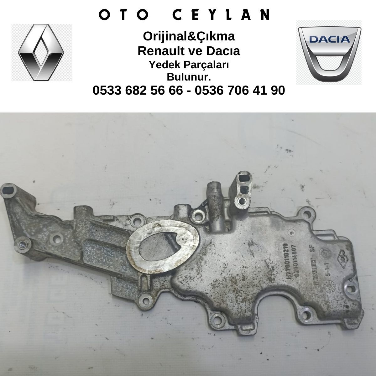 8200114807 Scenic 2 Megane 2 Laguna 2 Silindir Kapak Üst Ayırıcı Çıkma