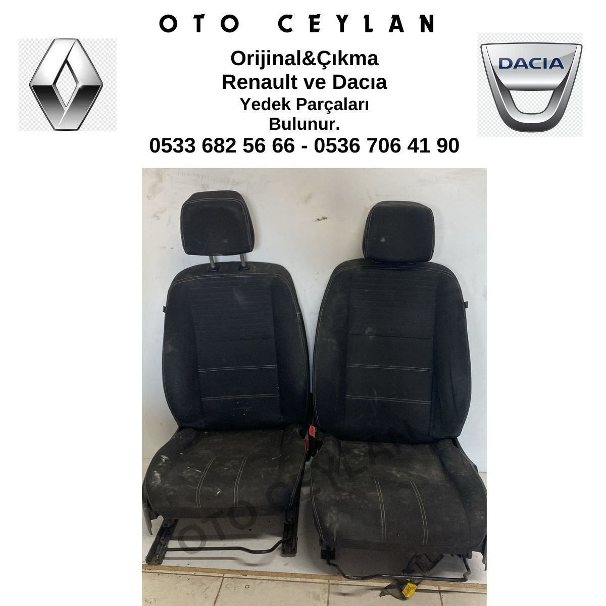 Megane 3 Ön Koltuk Takımı Orijinal Çıkma