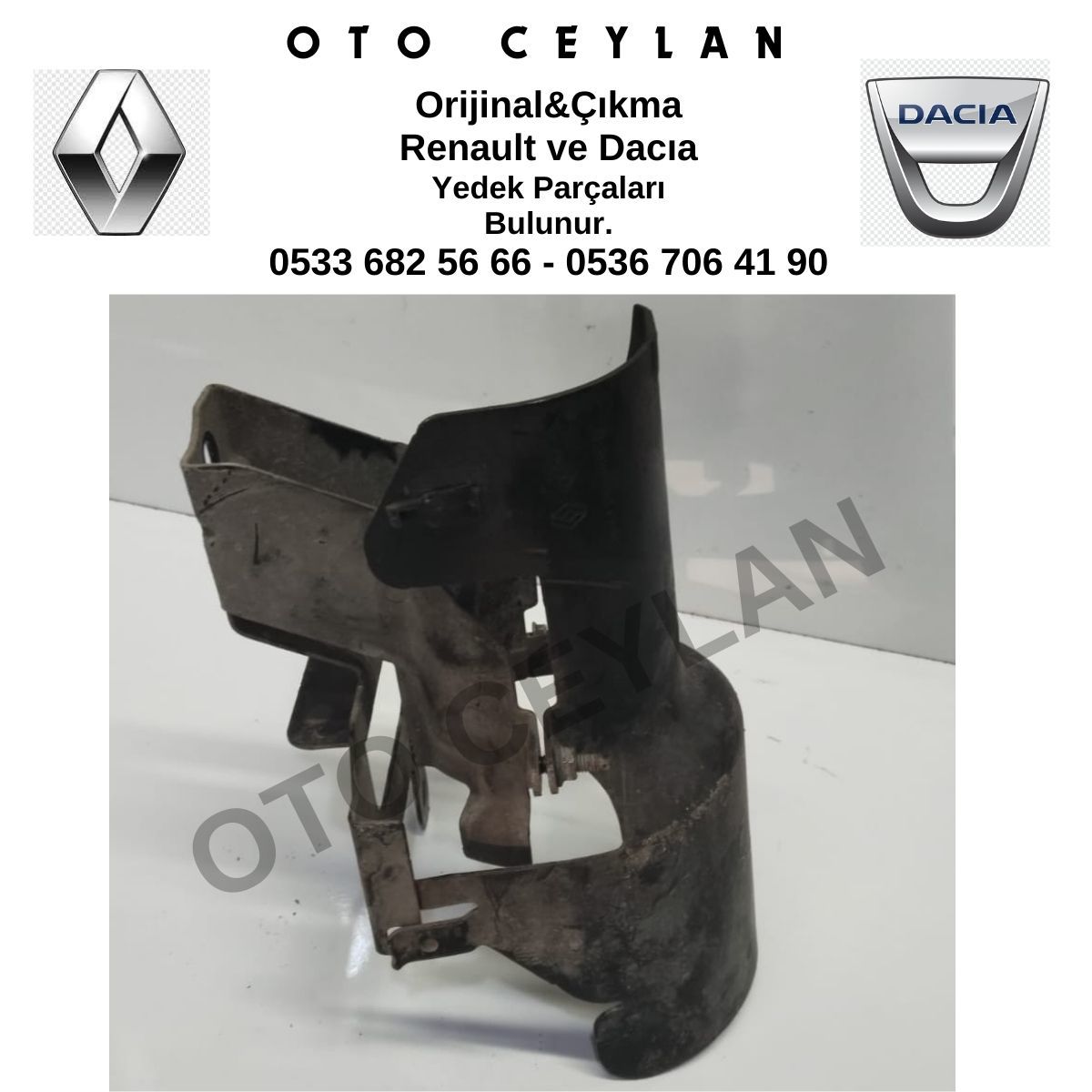 164118858R Clio 4 Duster Mazot Filtre Koruyucu Orijinal Çıkma