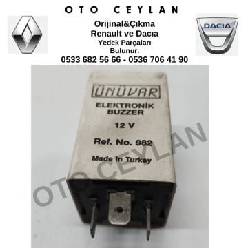 7702188982 Renault 9 Renault 19 Açık Kapı İkaz Rölesi Orijinal Çıkma