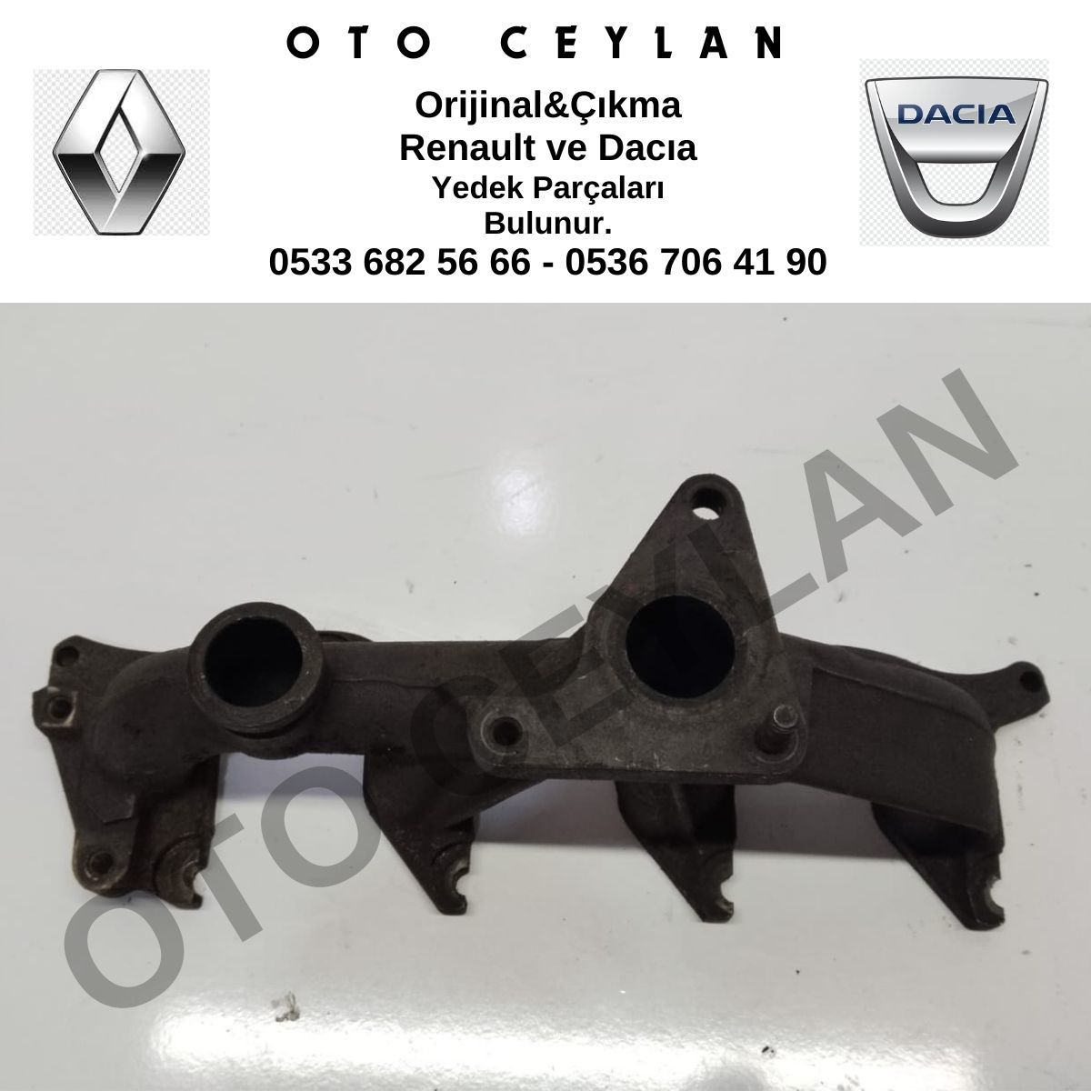 8200182342 Scenic 2 Egzoz Manifoldu 1.9 Dci Orijinal Çıkma