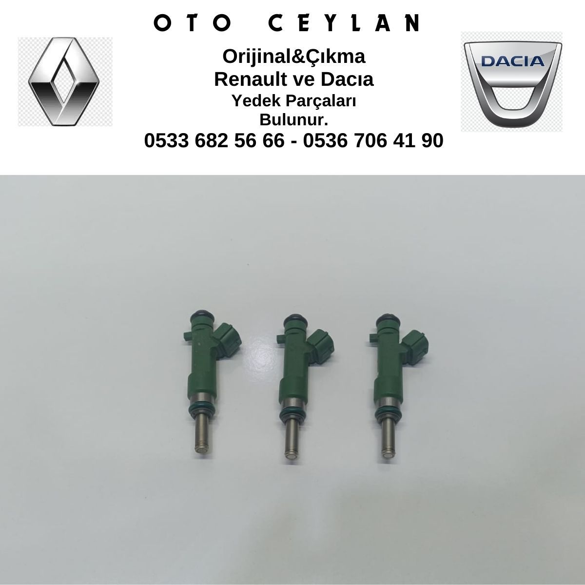 166008494R Clio 5 Sandero 3 Duster Bin Motor Enjektör Takımı