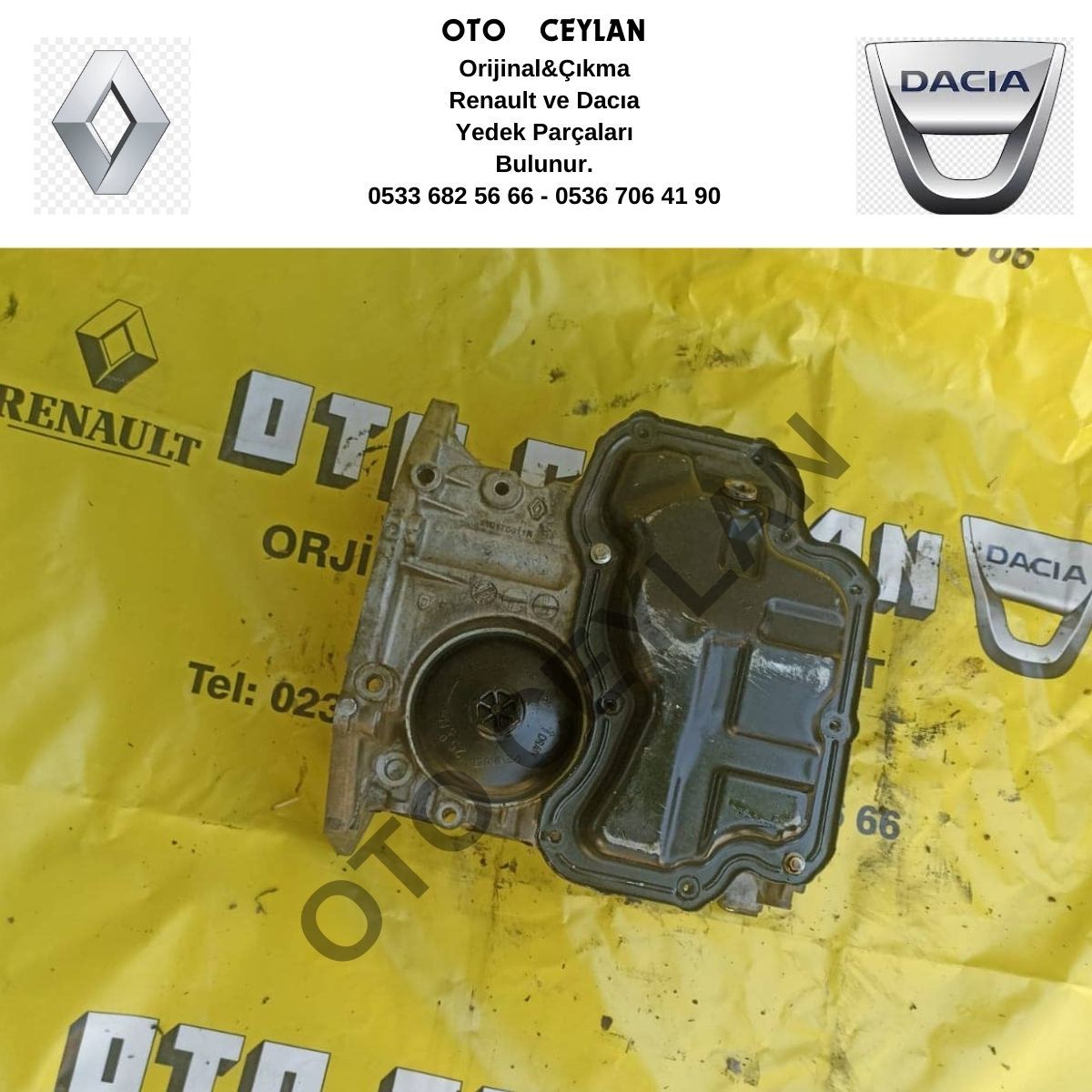 110179688R Sandero 3 Motor Yağ Karteri 0.9 -1.0 Çıkma Orijinal