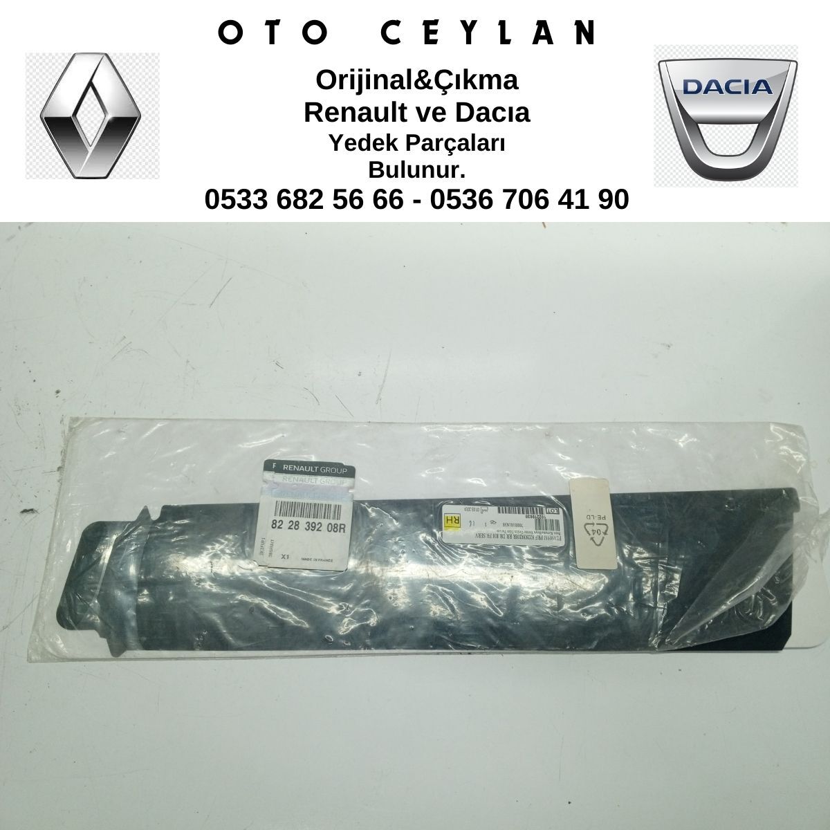 822839208R CAPTUR SAĞ ORTA DİREK KAPLAMASI SIFIR