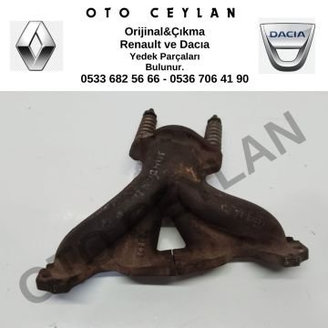 8200243421 Clio 2 Symbol 1.2 D4F Egzoz Manifoldu Orijinal Çıkma