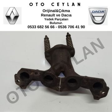 8200243421 Clio 2 Symbol 1.2 D4F Egzoz Manifoldu Orijinal Çıkma