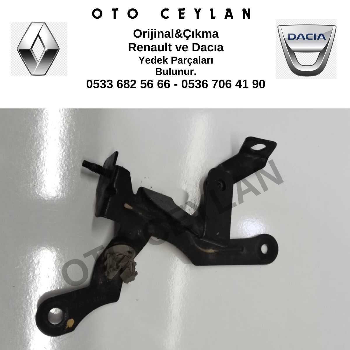 215141318R Renault Dacia Braket Montaj Kolu Orijinal Çıkma