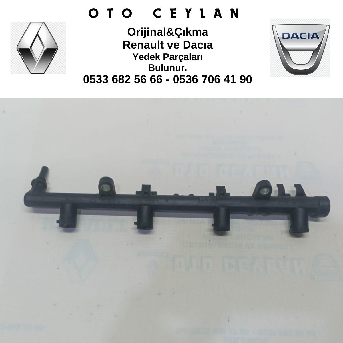 8200135504 Megane 2-3 Enjektör Rampası Orjinal Çıkma