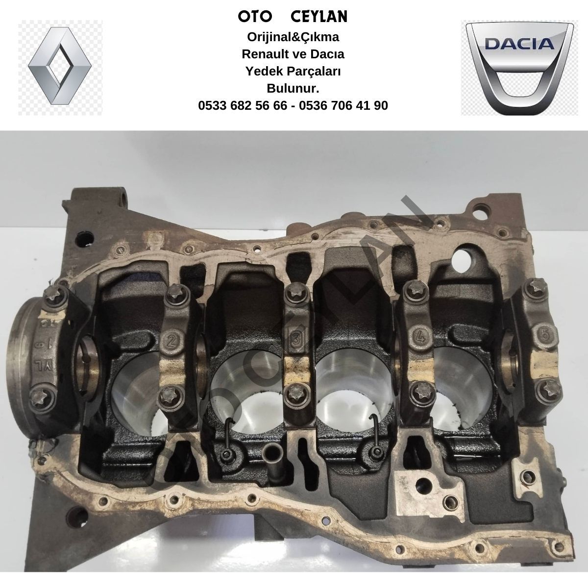 Fluence Motor Bloğu 1.5 110'luk Çıkma Orijinal