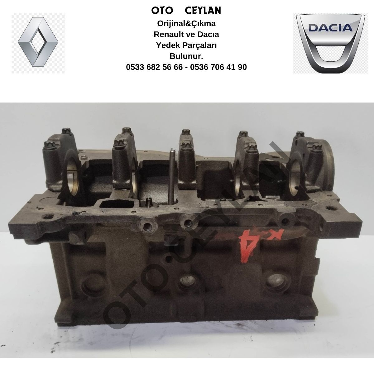 Clıo Logan Megan 2 II Motor Bloğu Önden Marşlı Euro 4 Çıkma Orijinal