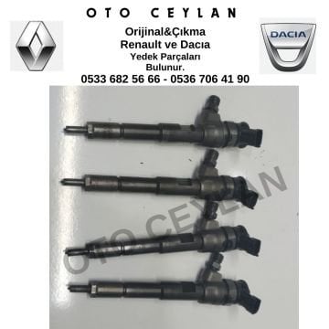 8201108033 166008399R 0445110485 Clio 4 Captur Kango 3 1.5 Dci Enjektör Takım Orijinal Çıkma