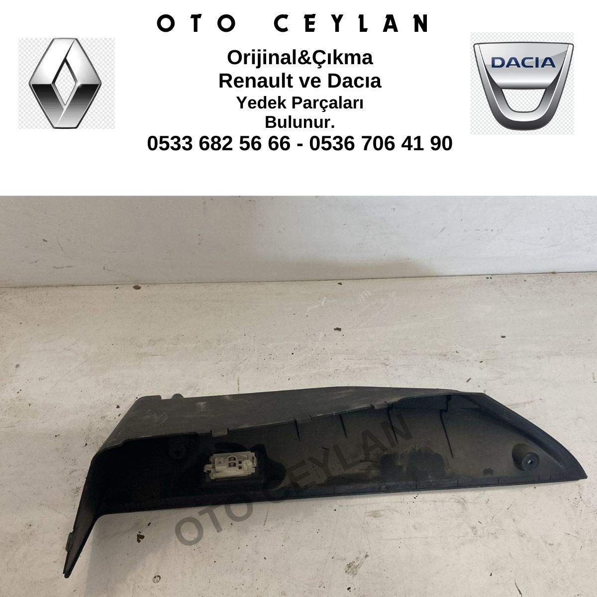 799120027R Megane 3 Bagaj Rafı Sol Yan Orijinal Çıkma