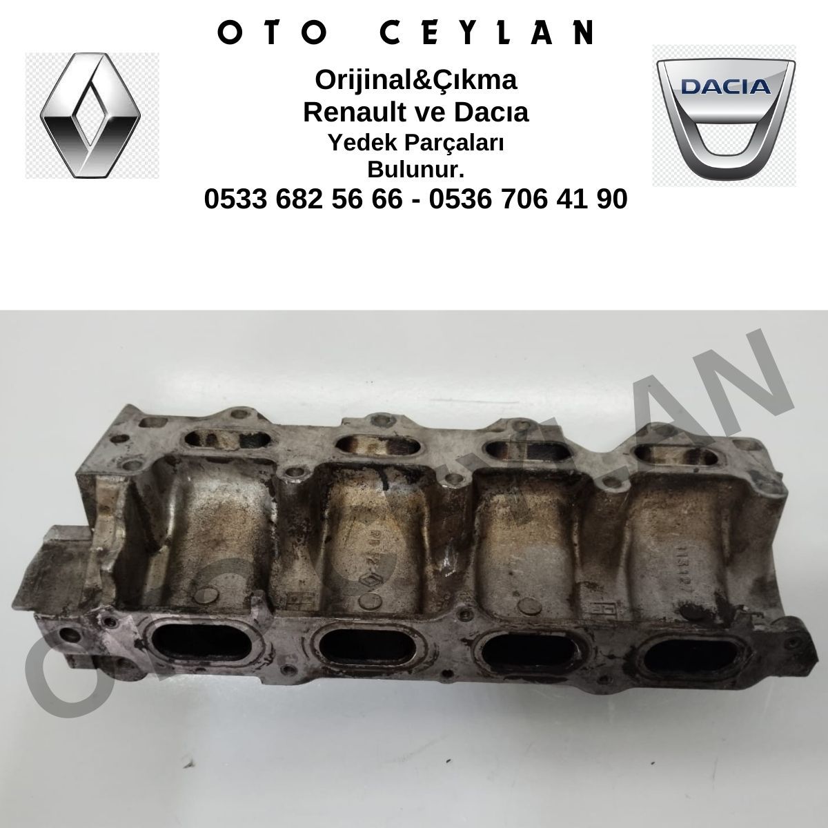 7700113127 Megane 1.6 16v K4M Emme Manifoldu Orijinal Çıkma